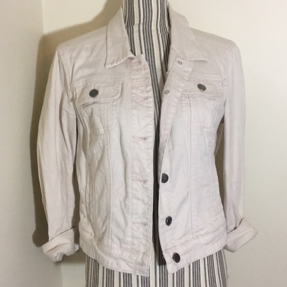 Elle Jackets & Blazers - Light Pink Denim Jacket Elle Size L